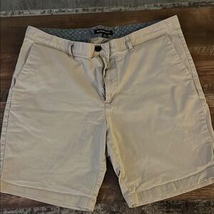 Michael Kors Tan Flat Front Shorts